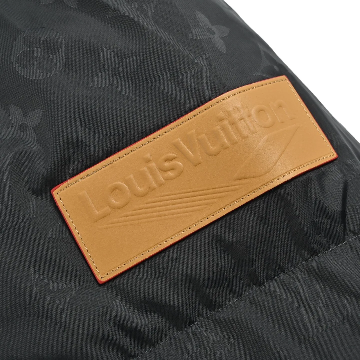 Louis Vuitton/Louis Vuitton SKI Ski Series Dark Pattern Armband Hooded Down Jacket